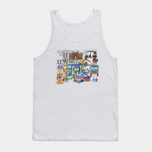 Mumbai City Doodle - Travel Lover Tank Top